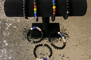 The Chakra Healing Bracelet, Blocks and absorbs negative energy, Promotes Healing & Balance.